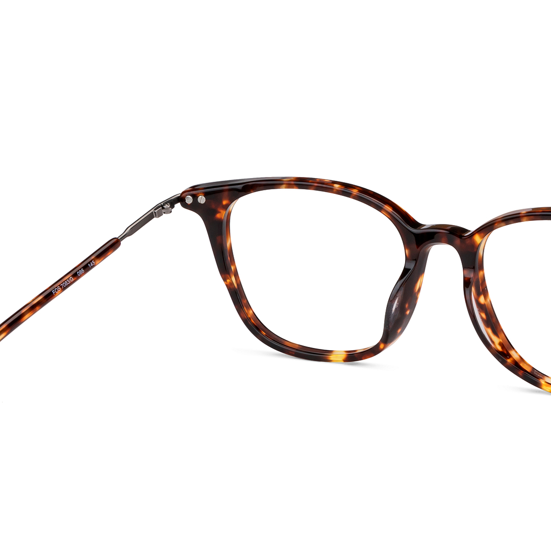 Fossil Tortoise Full Rim Square right side
