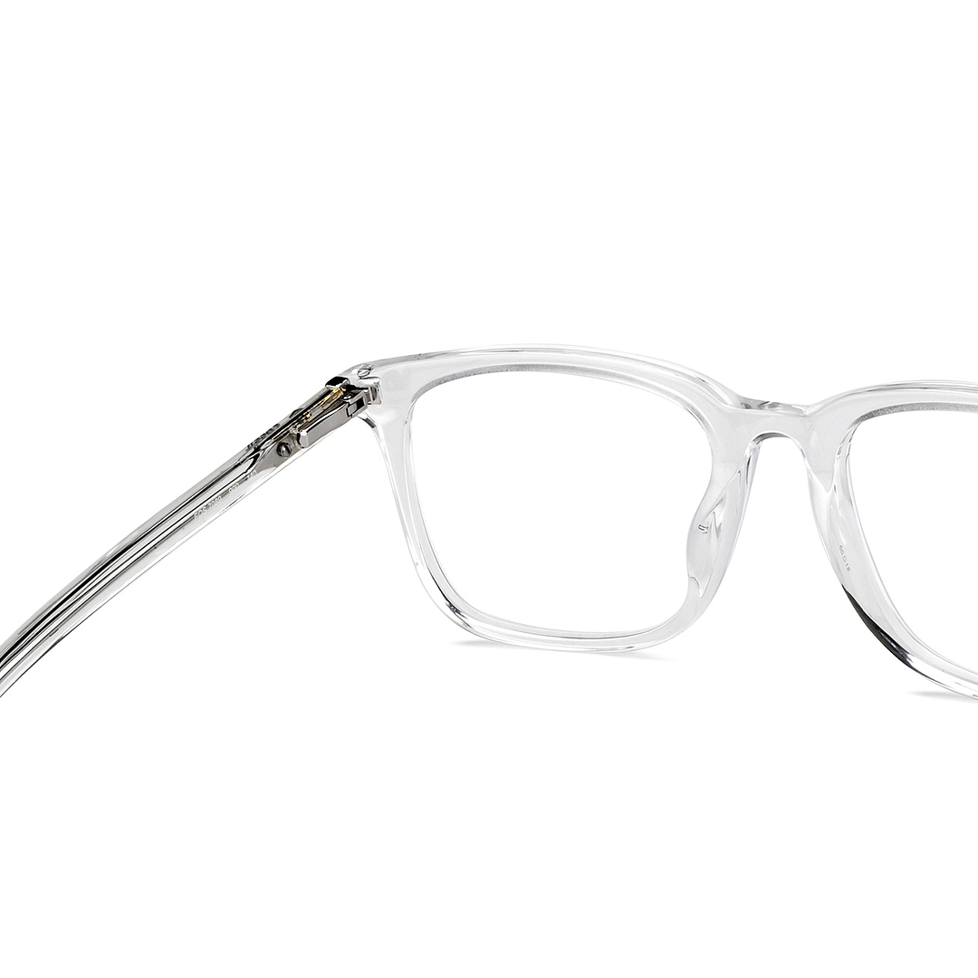 Fossil Crystal Transparent Full Rim Square right side