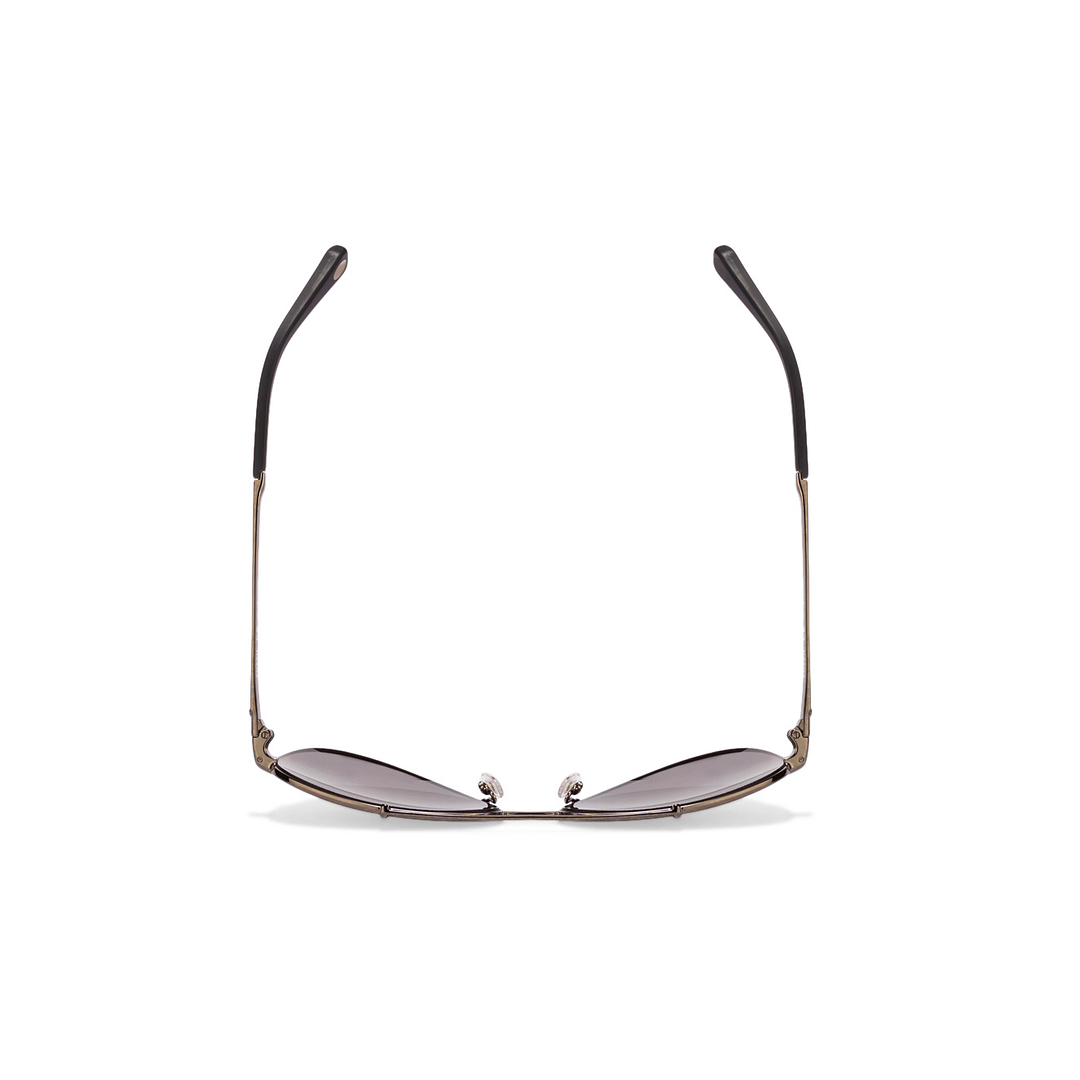 Fossil Mid Gunmetal Full Rim Aviator right side