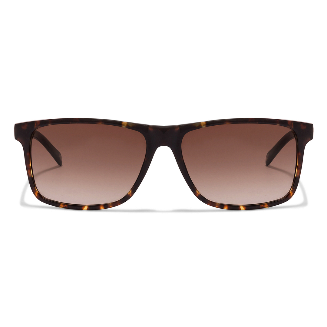 Fossil Tortoise Full Rim Rectangle left side