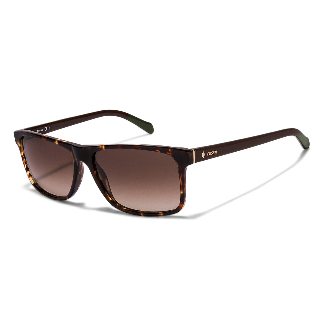 Fossil Tortoise Full Rim Rectangle right side