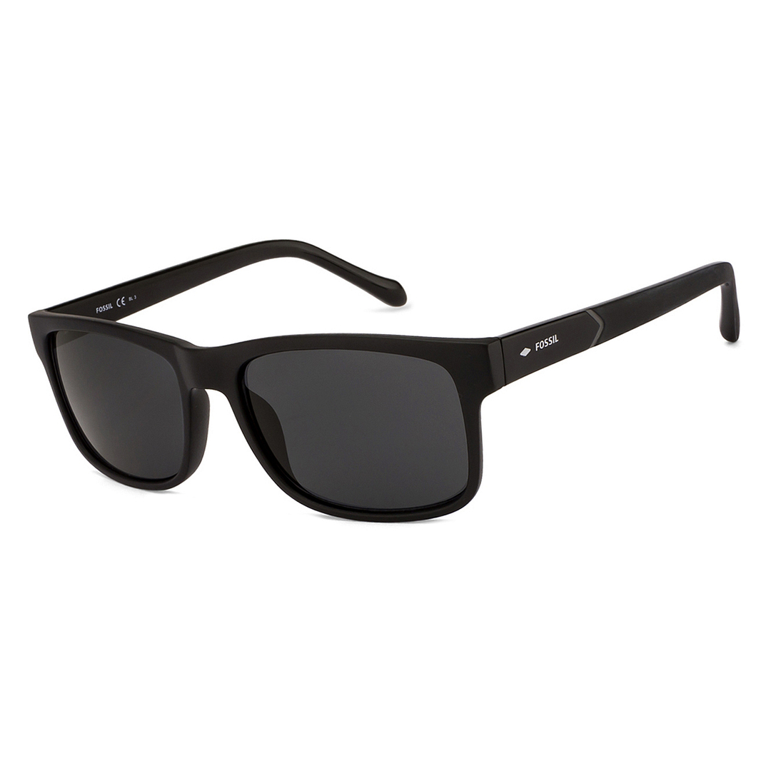 Fossil Black Full Rim Rectangle right side