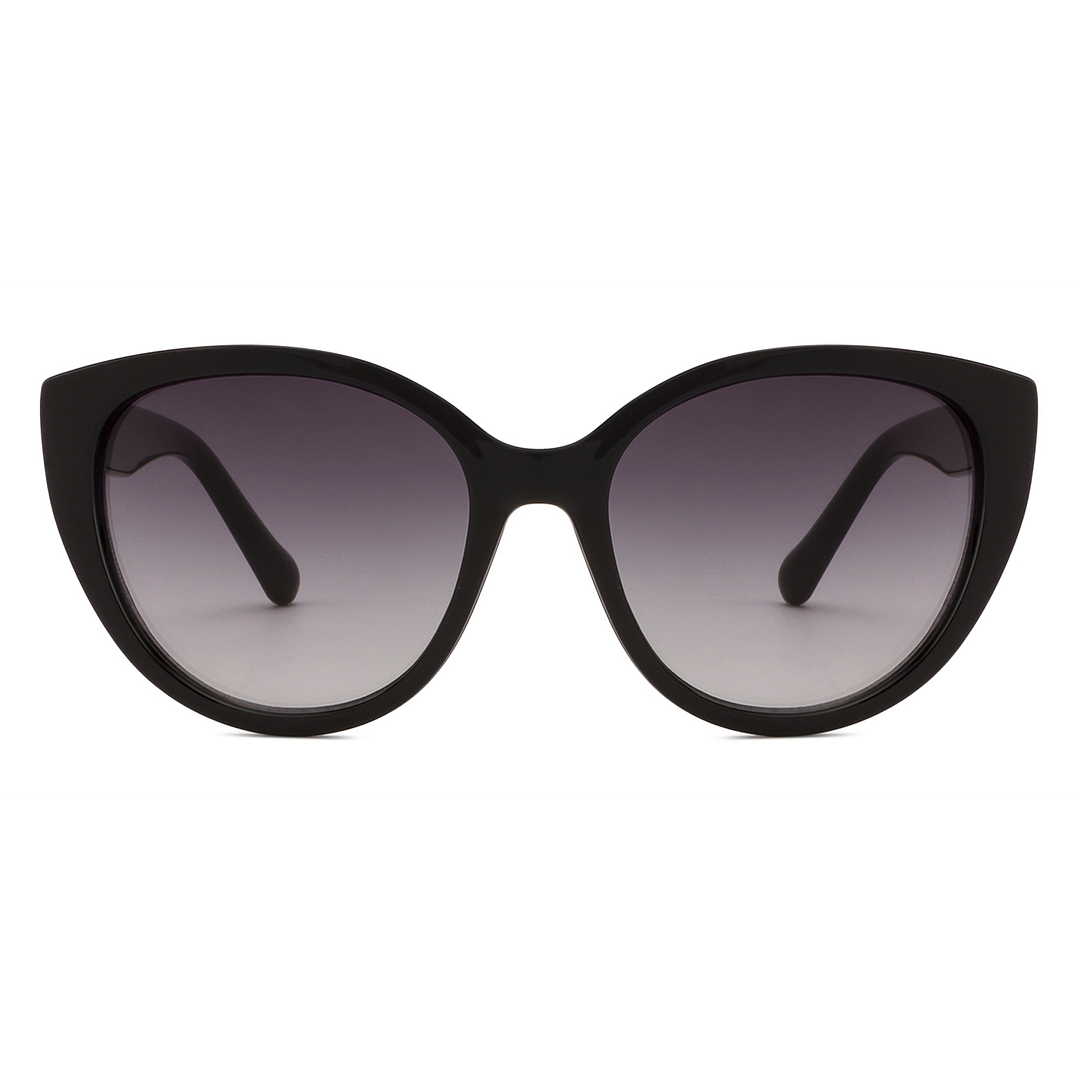 Fossil Black Full Rim Cat Eye left side