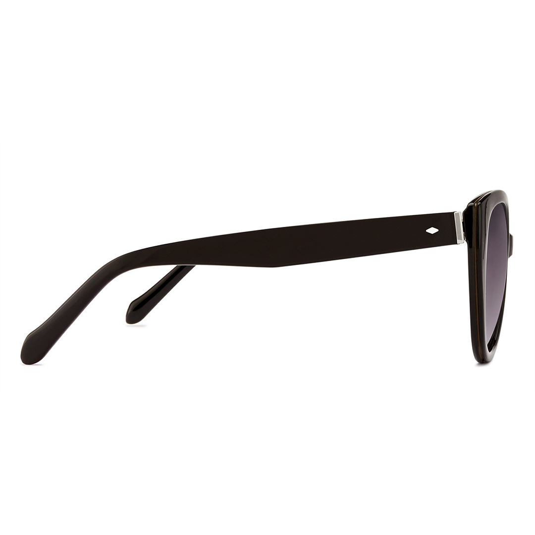 Fossil Black Full Rim Cat Eye right side