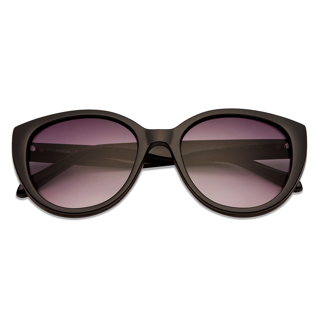 Fossil Black Full Rim Cat Eye right side