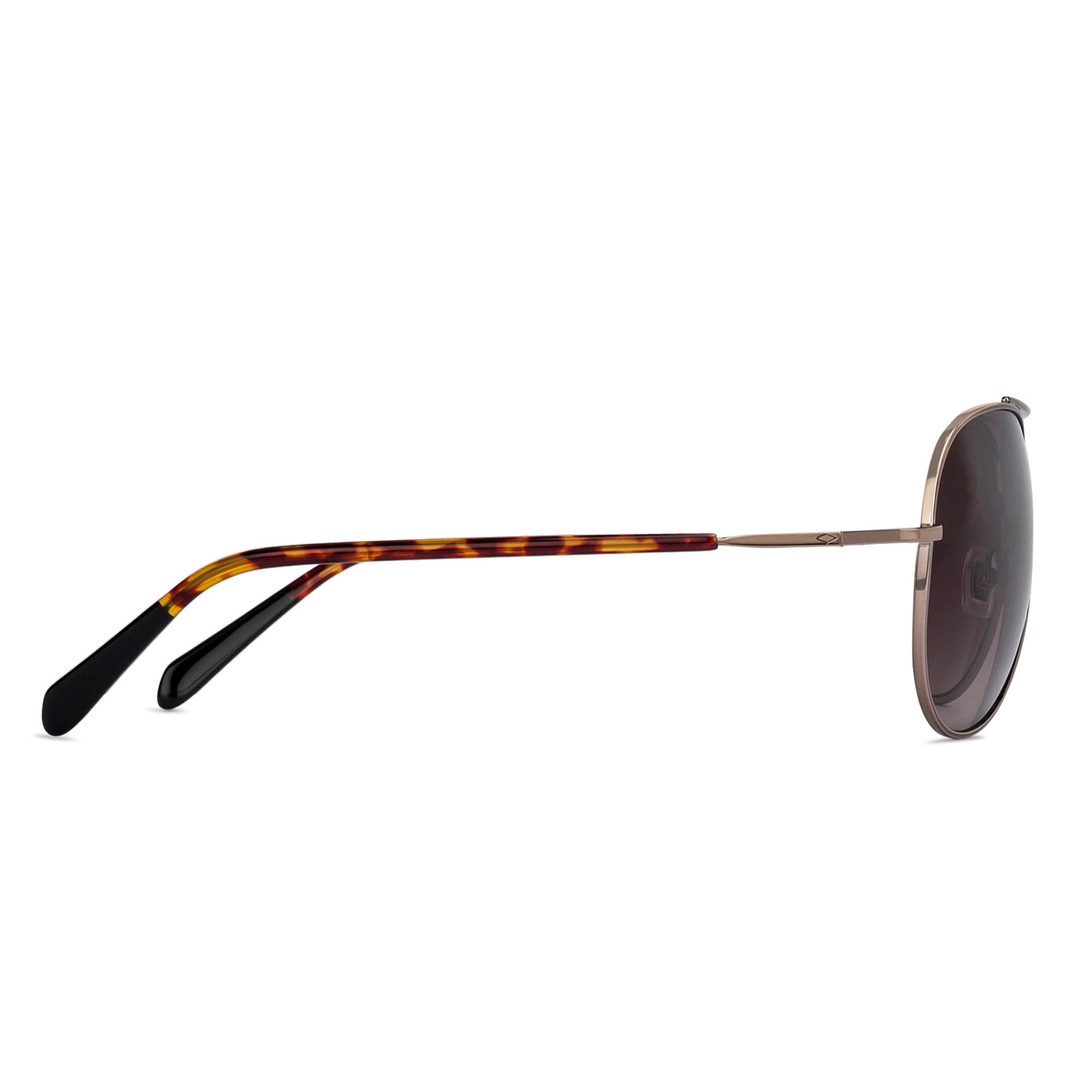 Fossil Mid Gunmetal Full Rim Aviator right side
