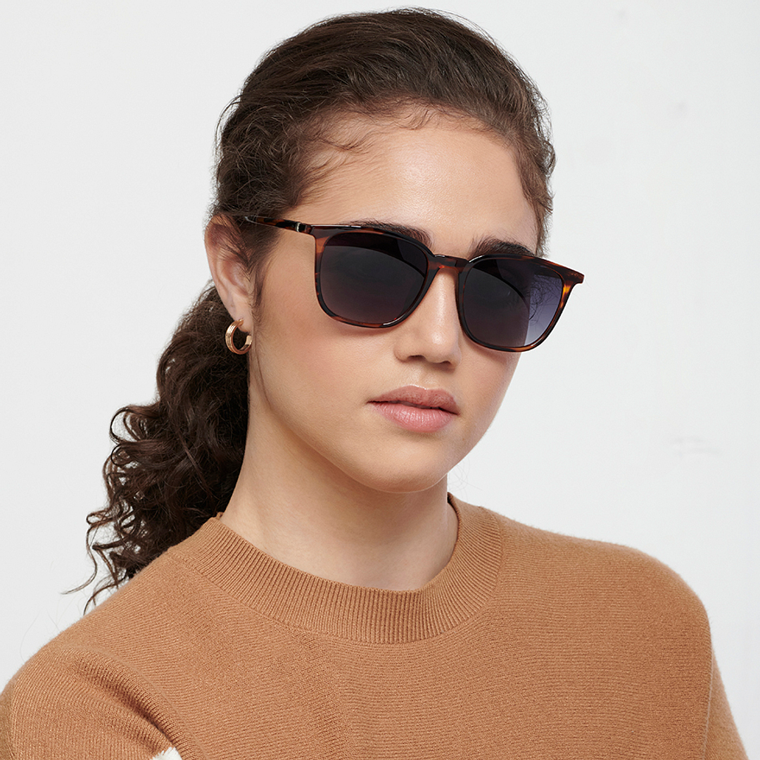 Fossil Tortoise Full Rim Square right side