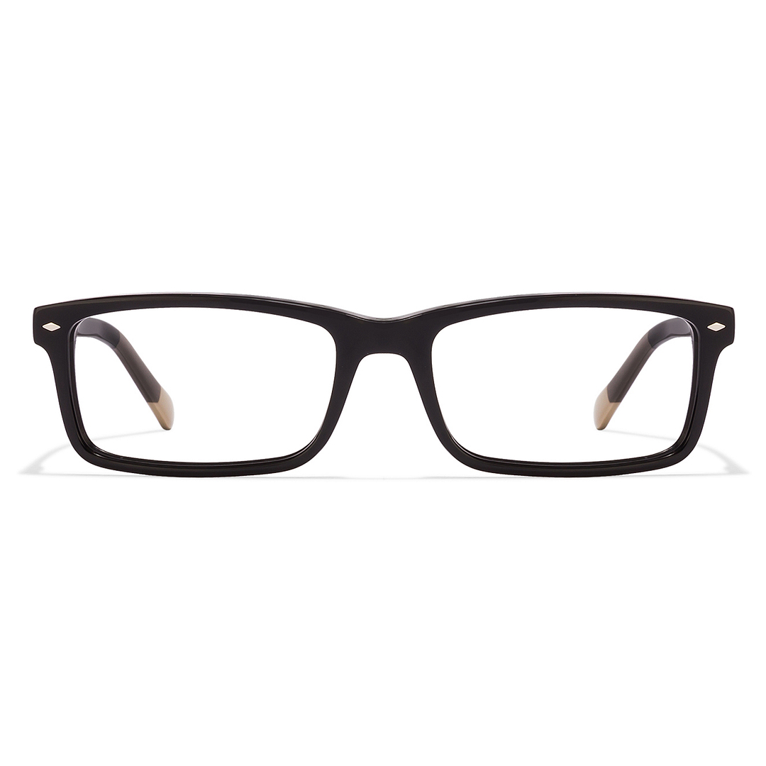 Buy Fossil DU FOS 6013 Medium Size-54 Black Brown GXA Unisex