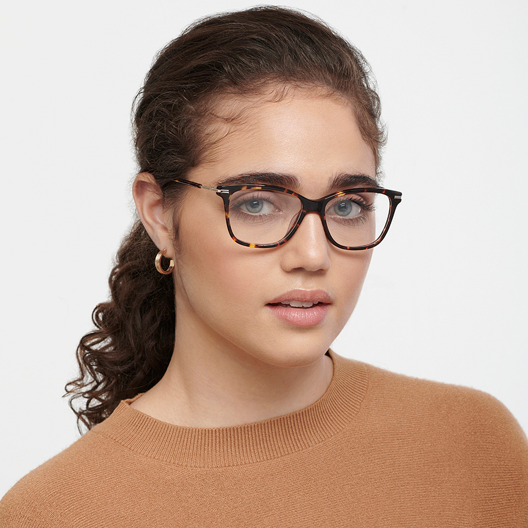 Fossil Tortoise Full Rim Cat Eye right side