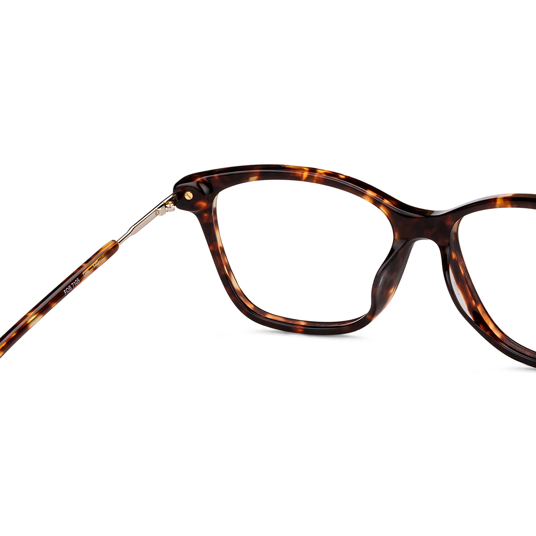 Fossil Tortoise Full Rim Cat Eye right side