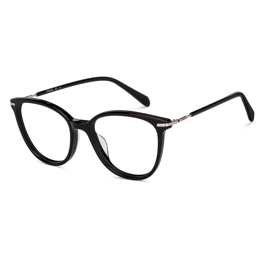 Fossil Black Full Rim Cat Eye right side
