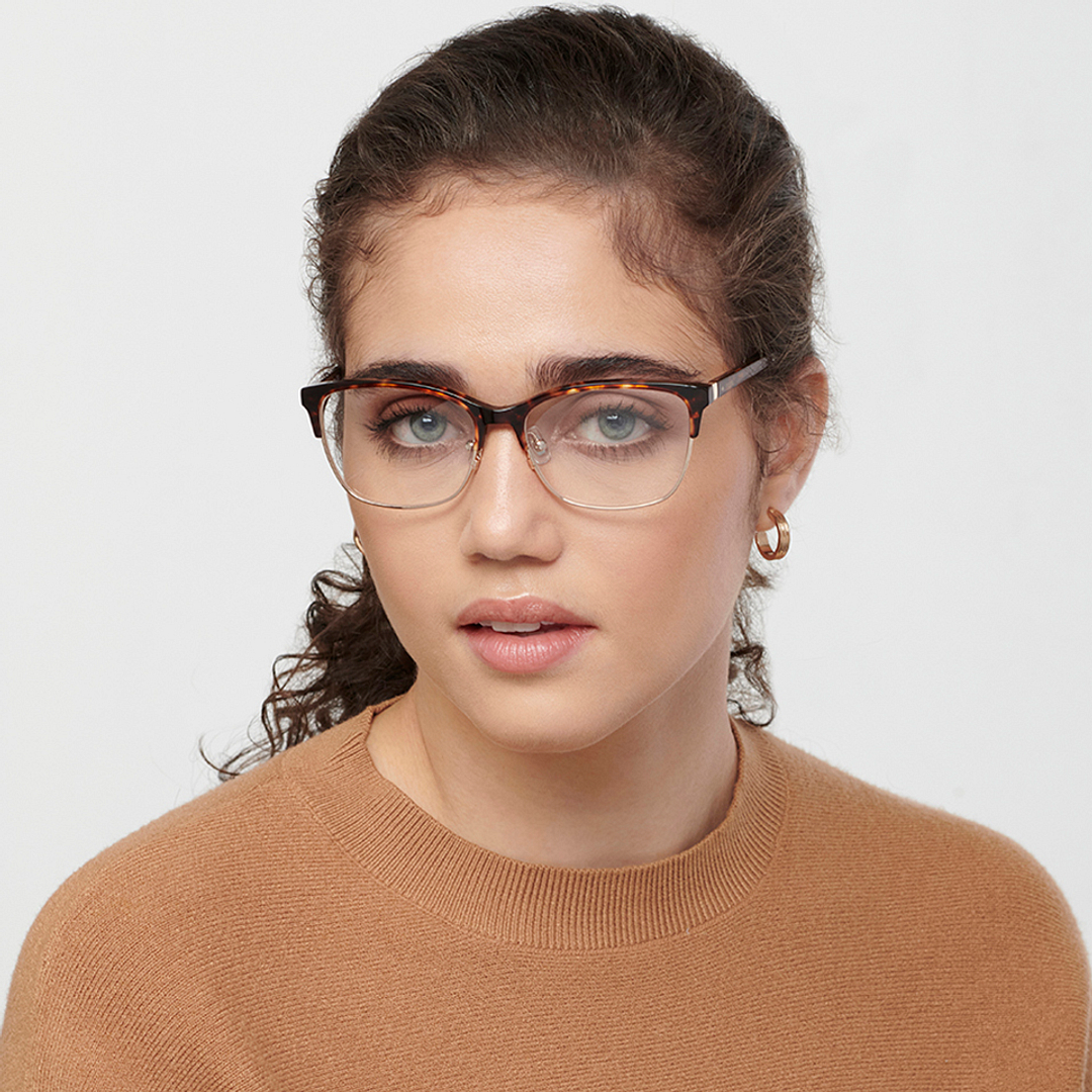 Fossil  Full Rim Cat Eye right side