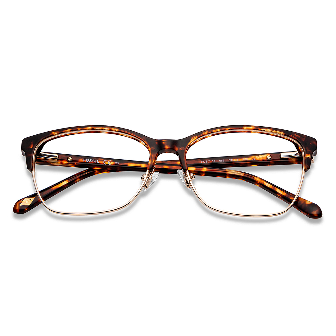Fossil  Full Rim Cat Eye left side