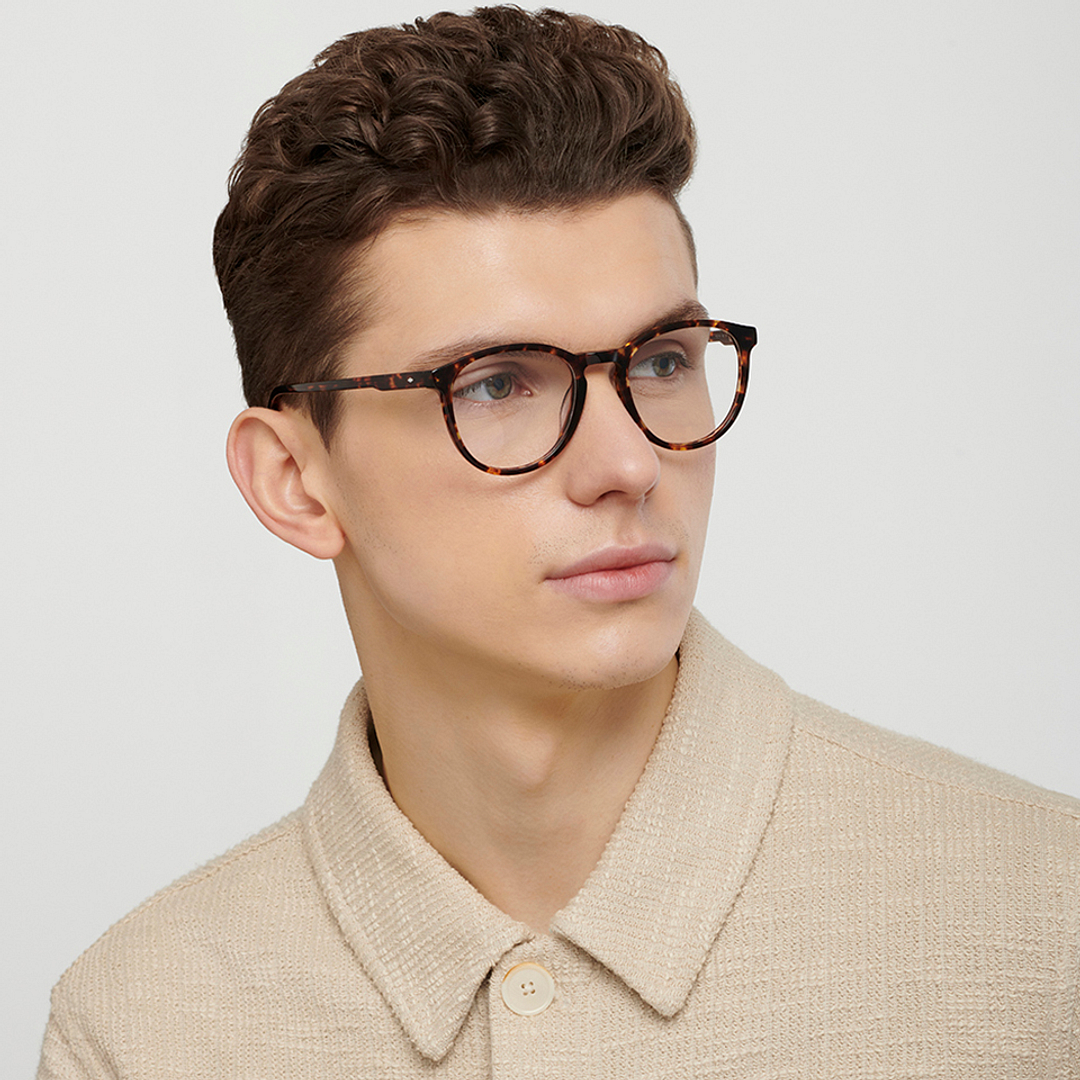 Fossil Tortoise Full Rim Round right side