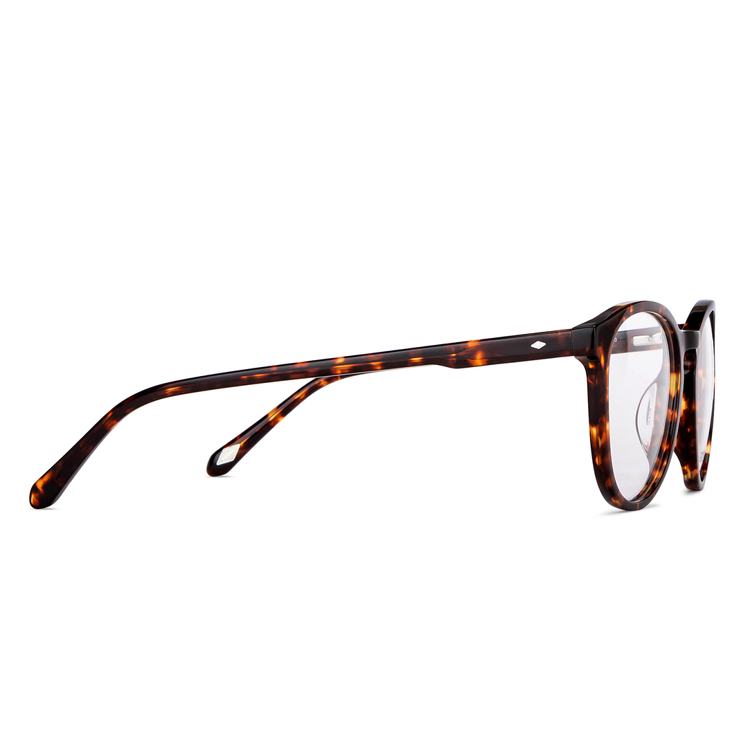 Fossil Tortoise Full Rim Round left side