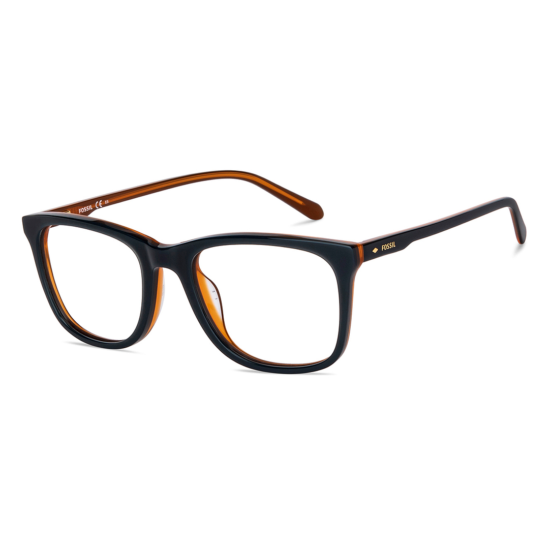 Fossil Sky Blue Full Rim Square right side