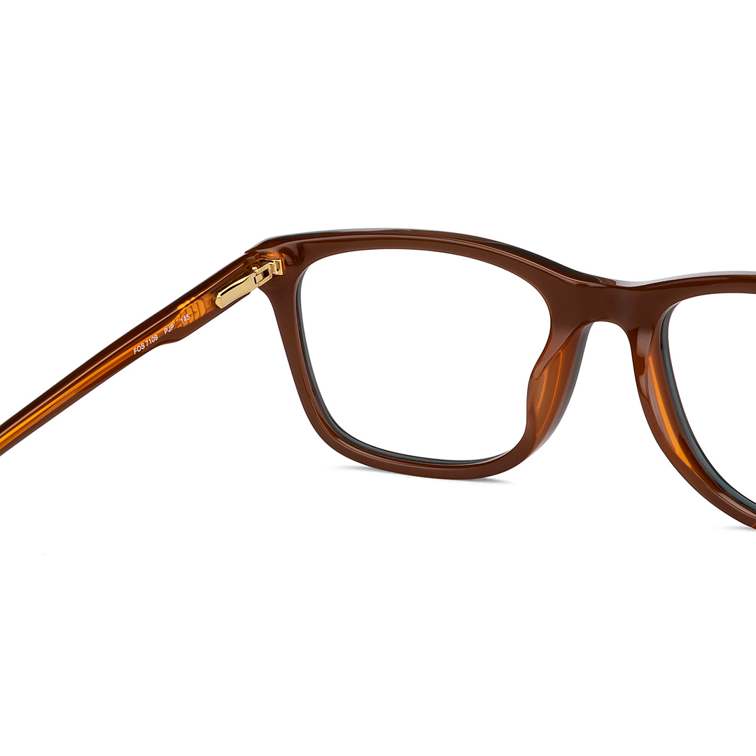 Fossil Sky Blue Full Rim Square right side