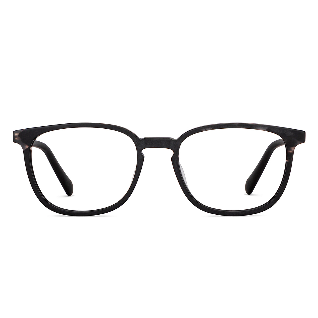 Fossil Black Full Rim Round left side