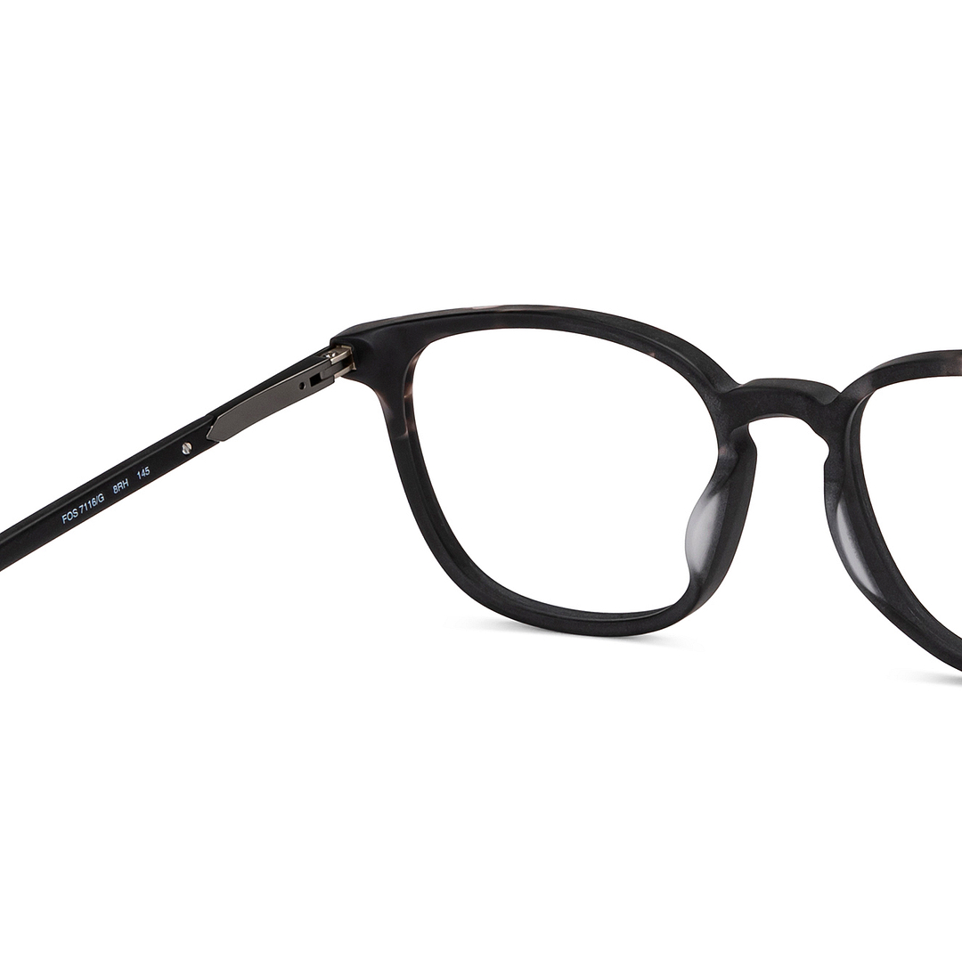 Fossil Black Full Rim Round right side