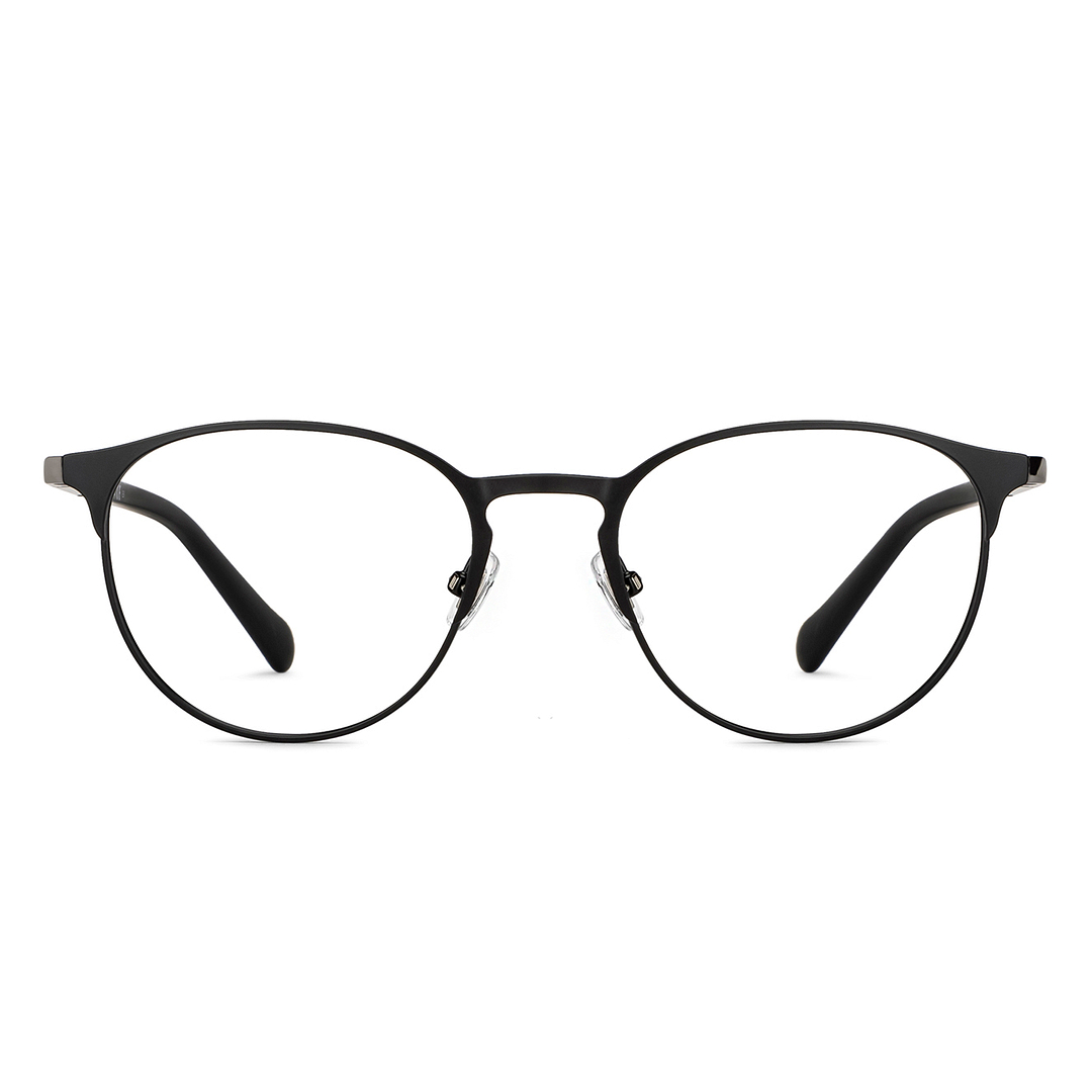 Fossil Black Full Rim Round right side