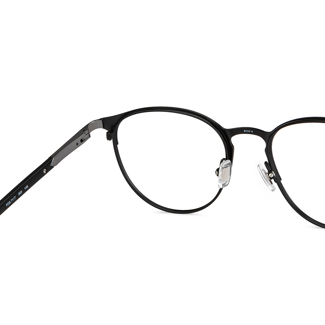 Fossil Black Full Rim Round right side