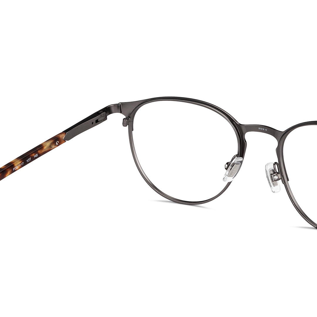 Fossil Light Brown Full Rim Round right side