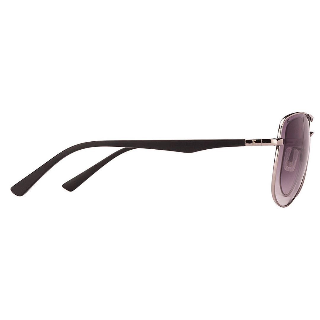 French Connection Mid Gunmetal Full Rim Aviator right side