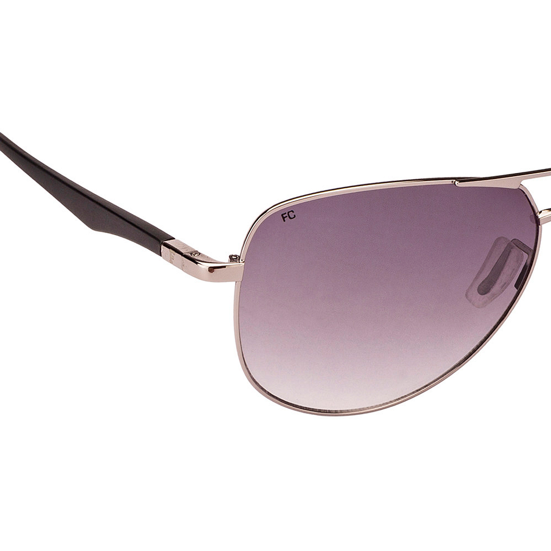 French Connection Mid Gunmetal Full Rim Aviator right side