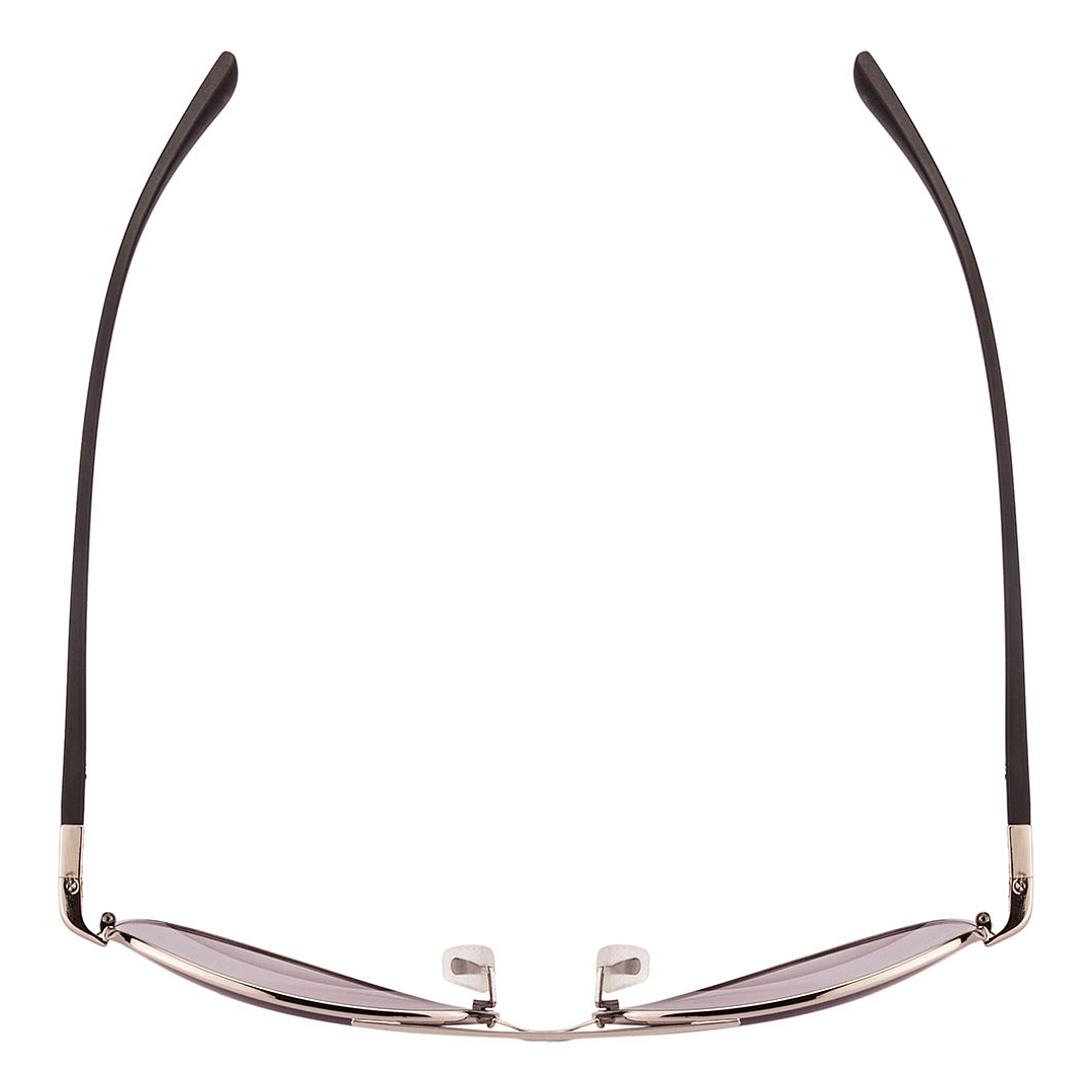 French Connection Mid Gunmetal Full Rim Aviator left side