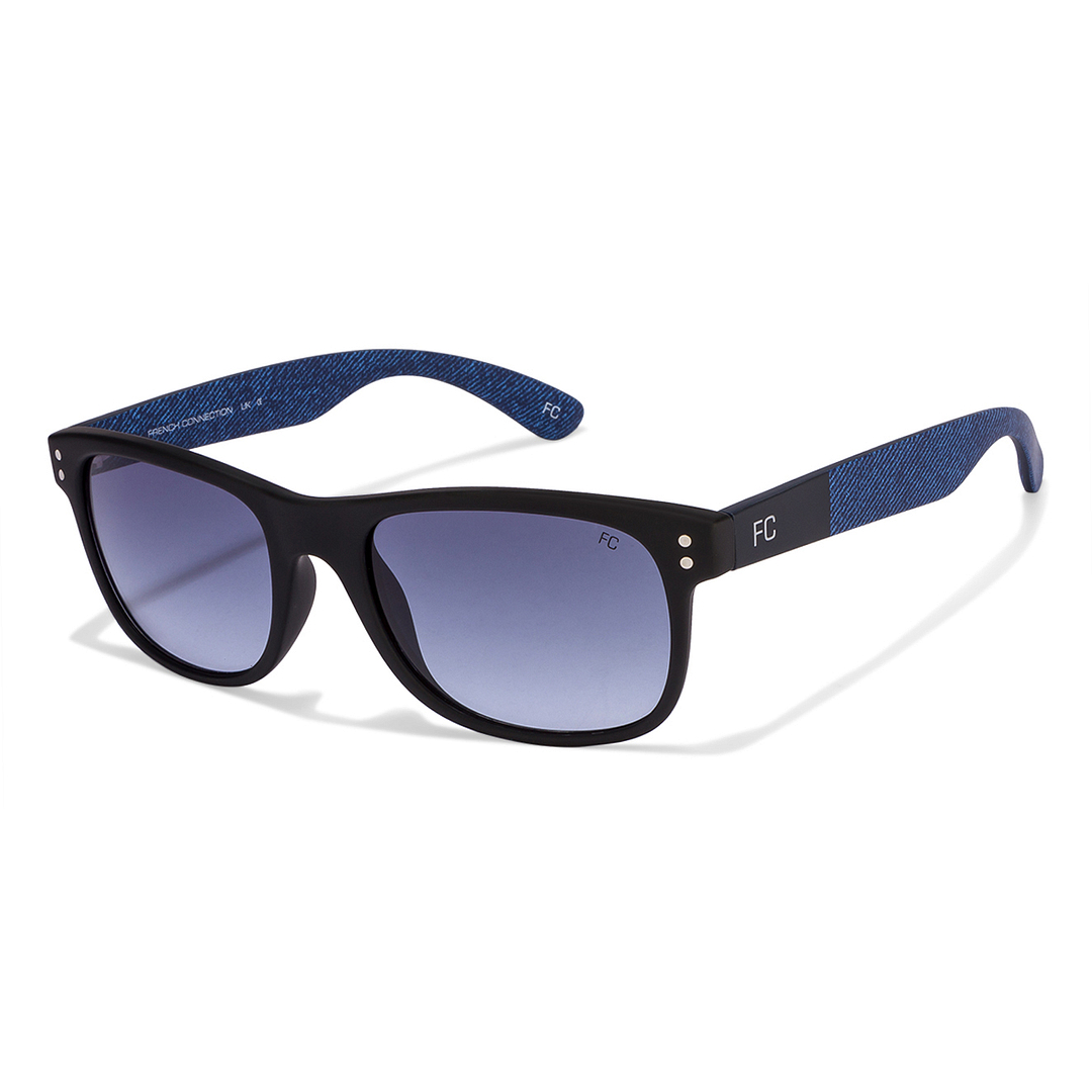 French Connection Black Full Rim Square right side