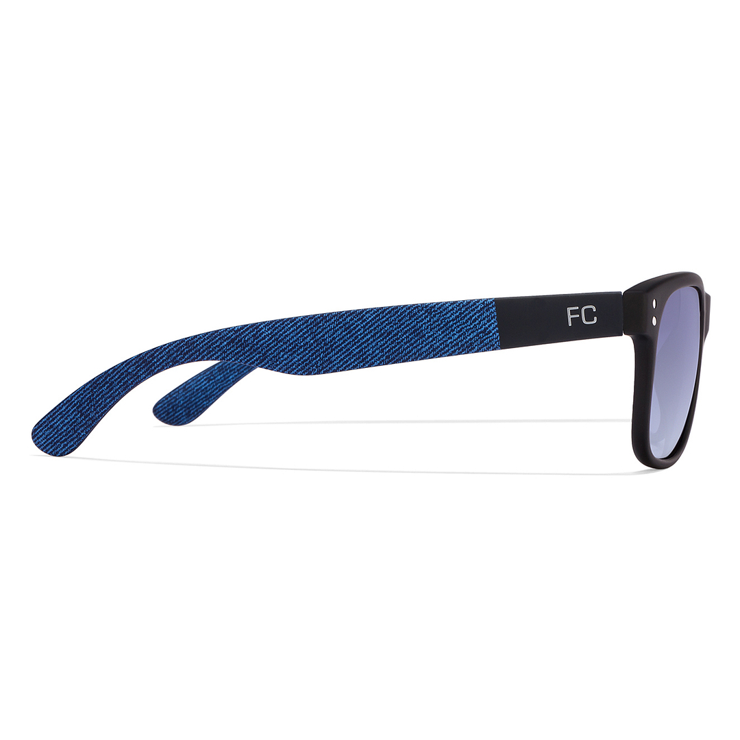 French Connection Black Full Rim Square right side