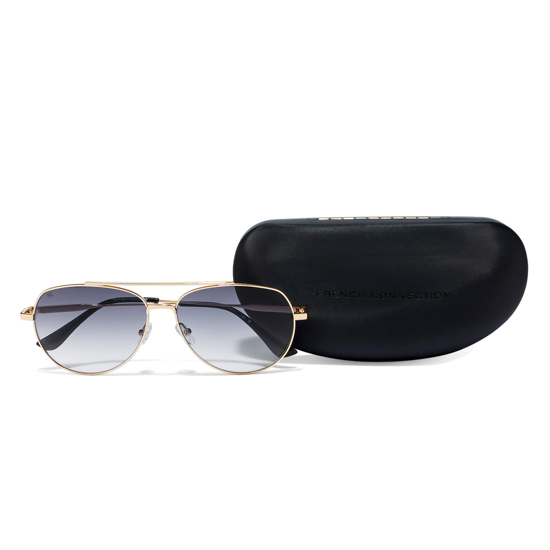 Buy French Connection DU FC7380 Large Size-61 Gold Black  display picture 1