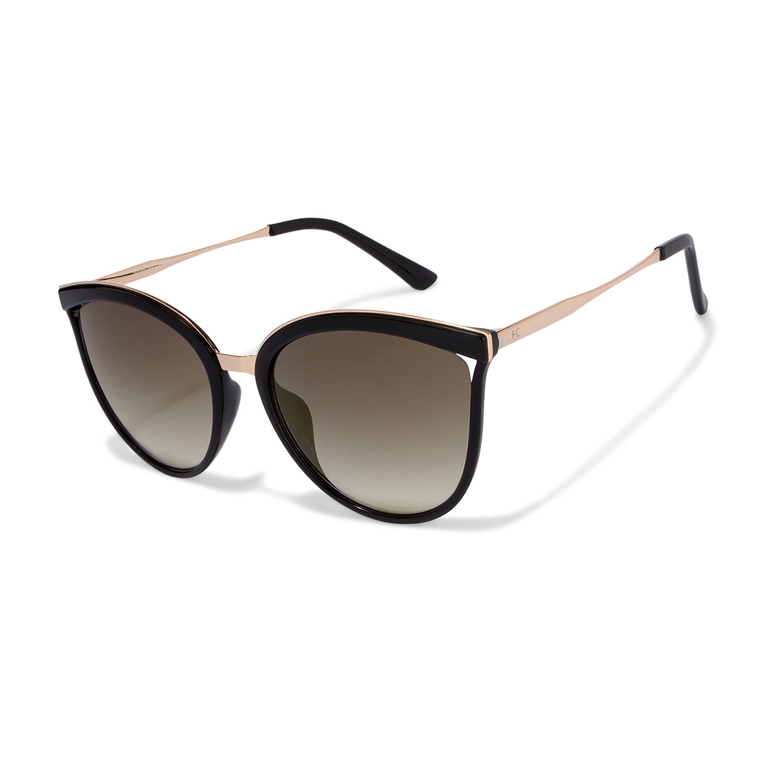 Buy French Connection DU FC7403 Large Size-57 Black Gold  display picture 1