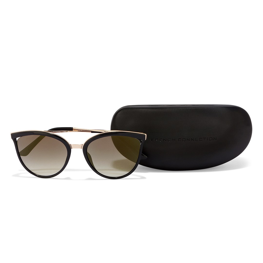 Buy French Connection DU FC7403 Large Size-57 Black Gold  display picture 3