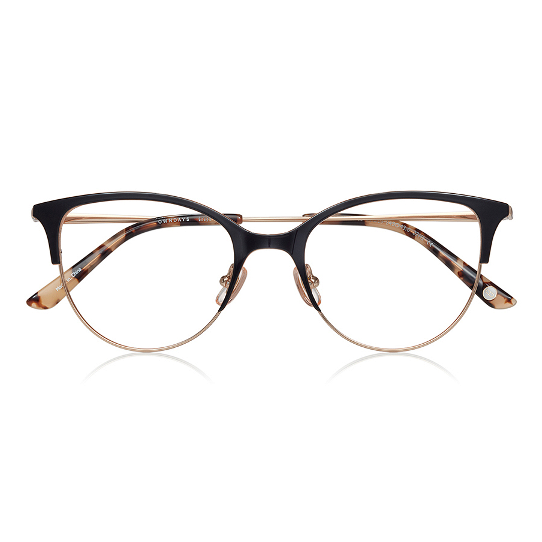 Graph Belle Black Full Rim Fox right side