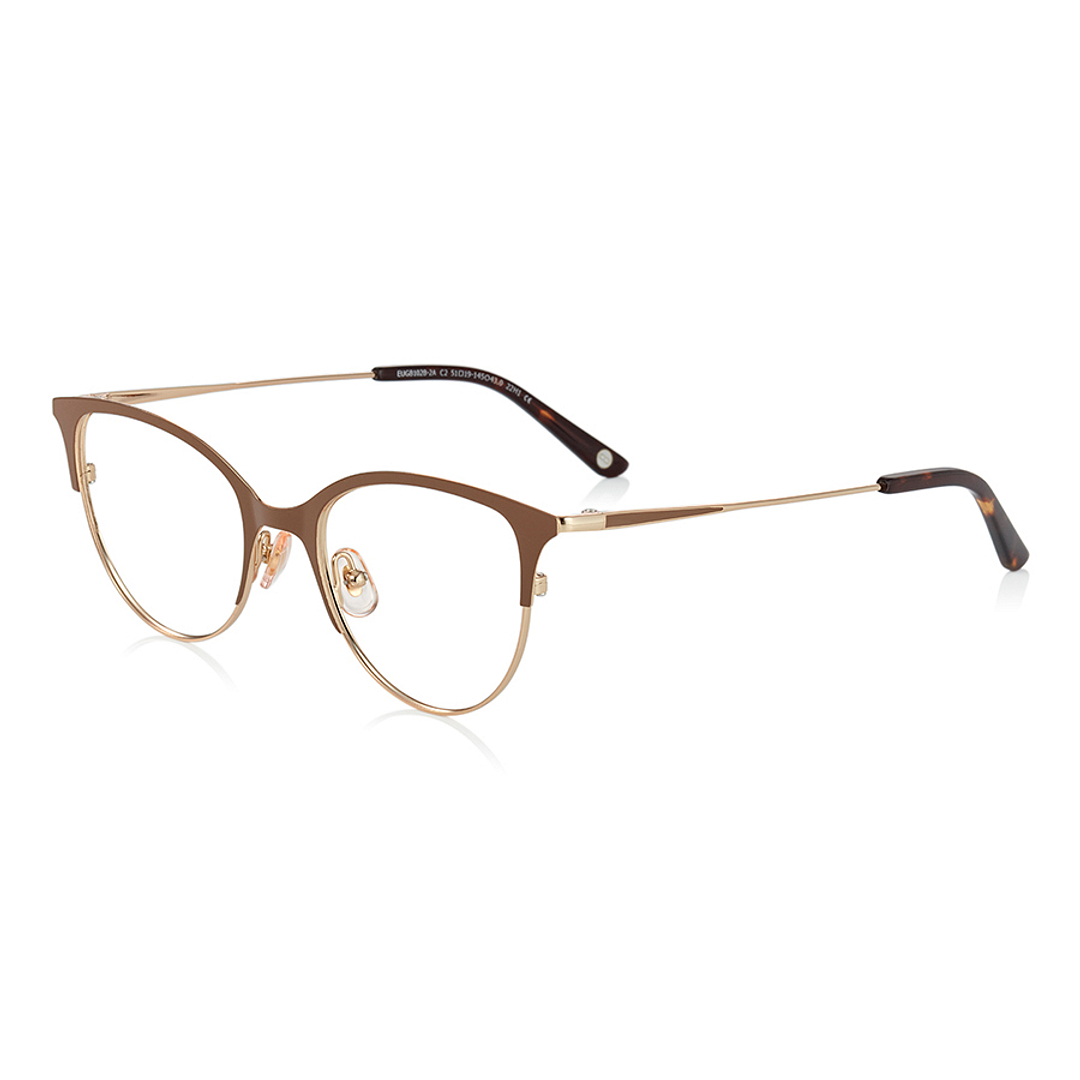 Graph Belle Light Brown Full Rim Fox left side