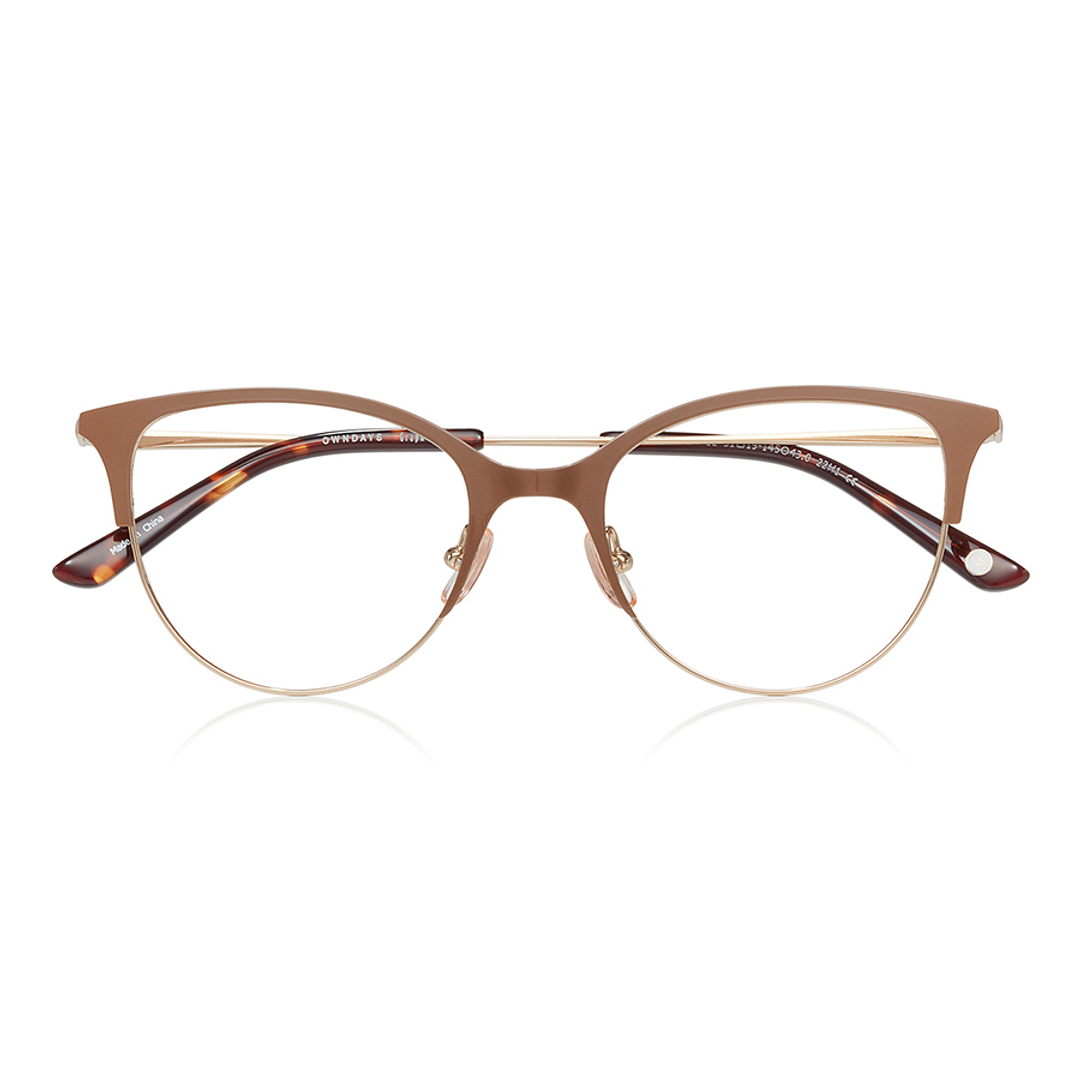Graph Belle Light Brown Full Rim Fox right side