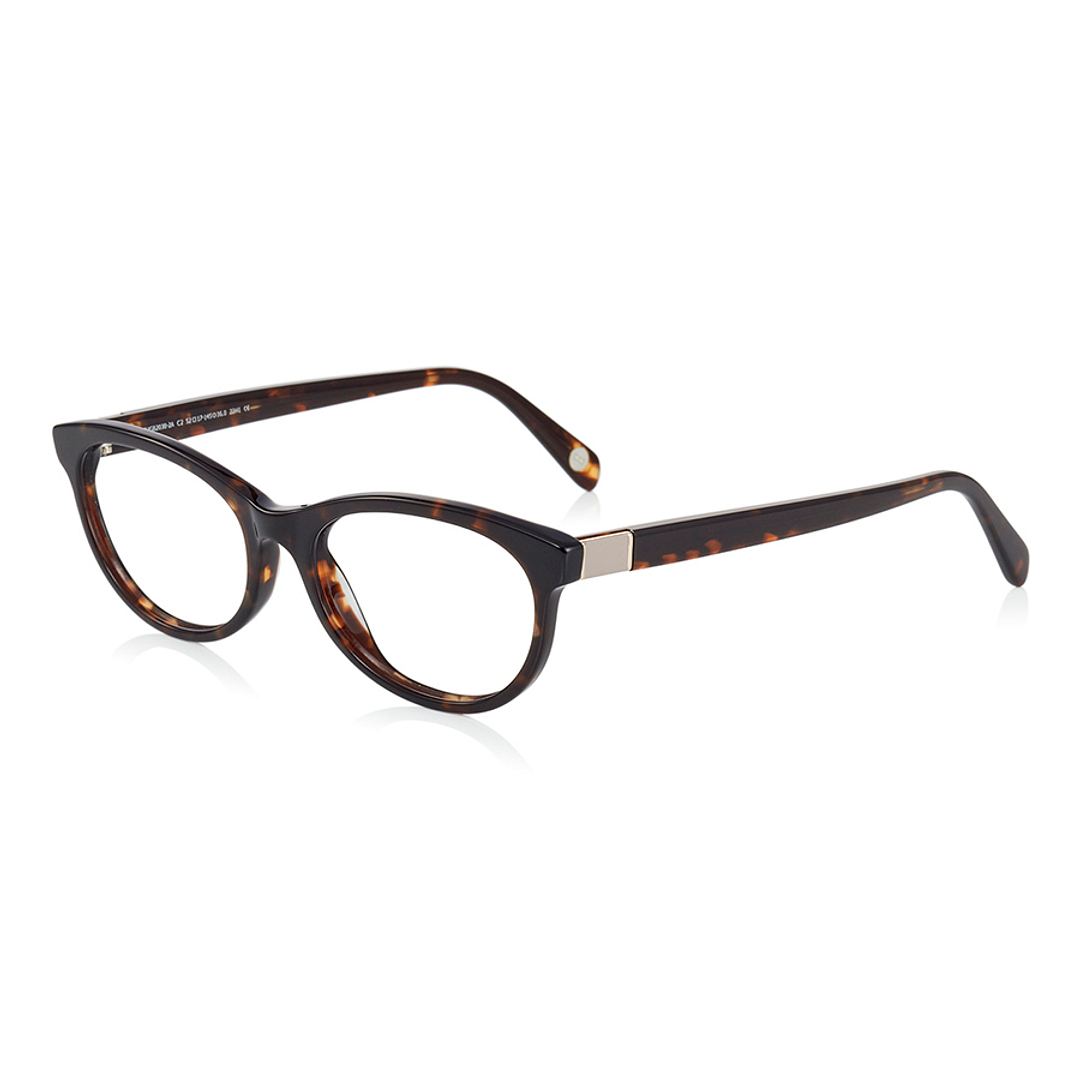 Graph Belle Light Brown Full Rim Fox left side