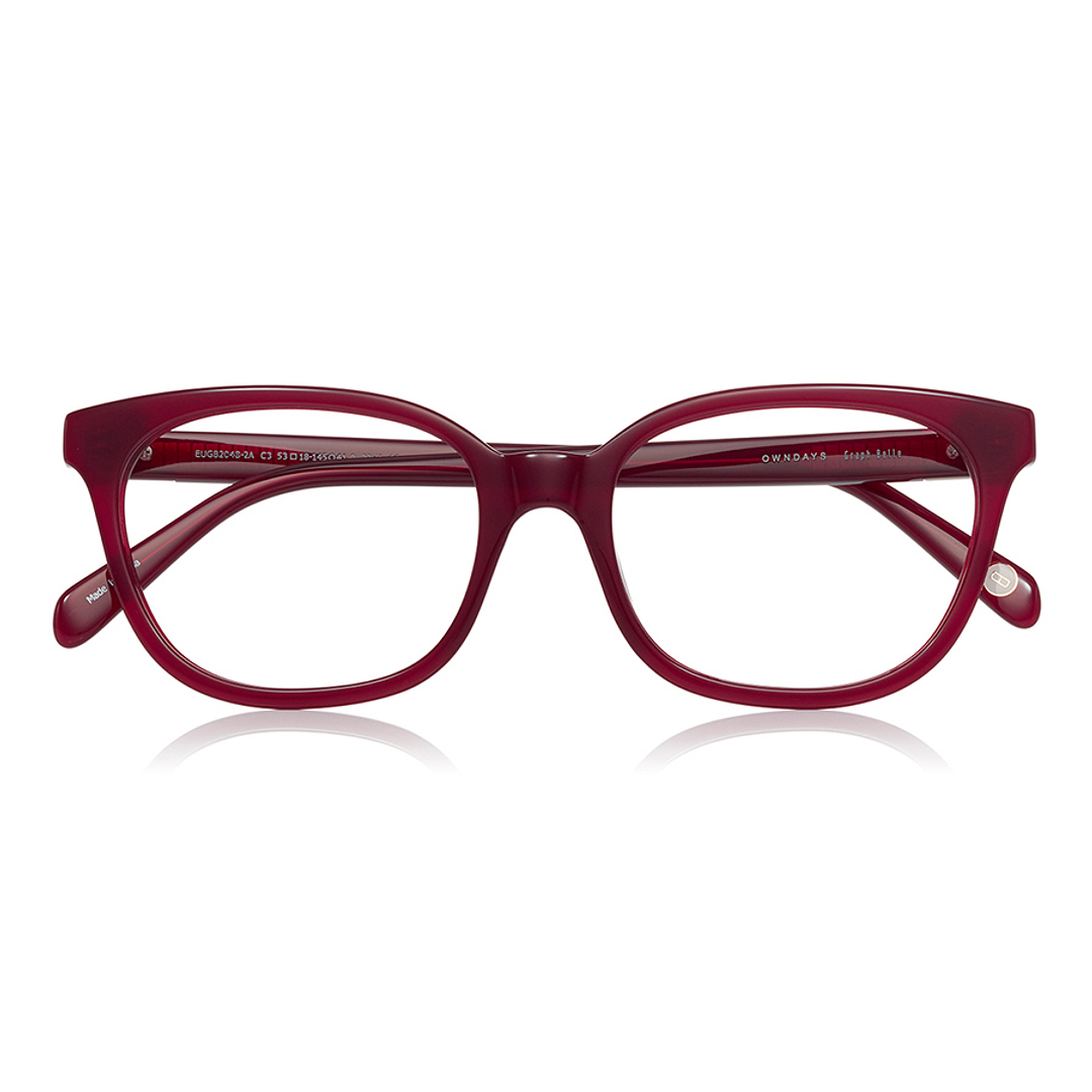 Graph Belle Red Full Rim Wellington right side
