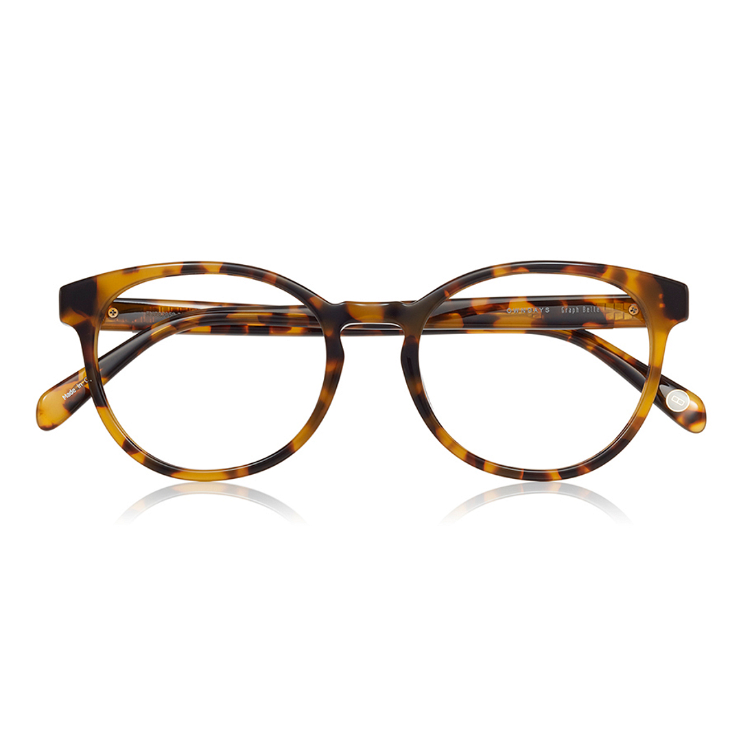 Graph Belle Light Brown Full Rim Fox right side