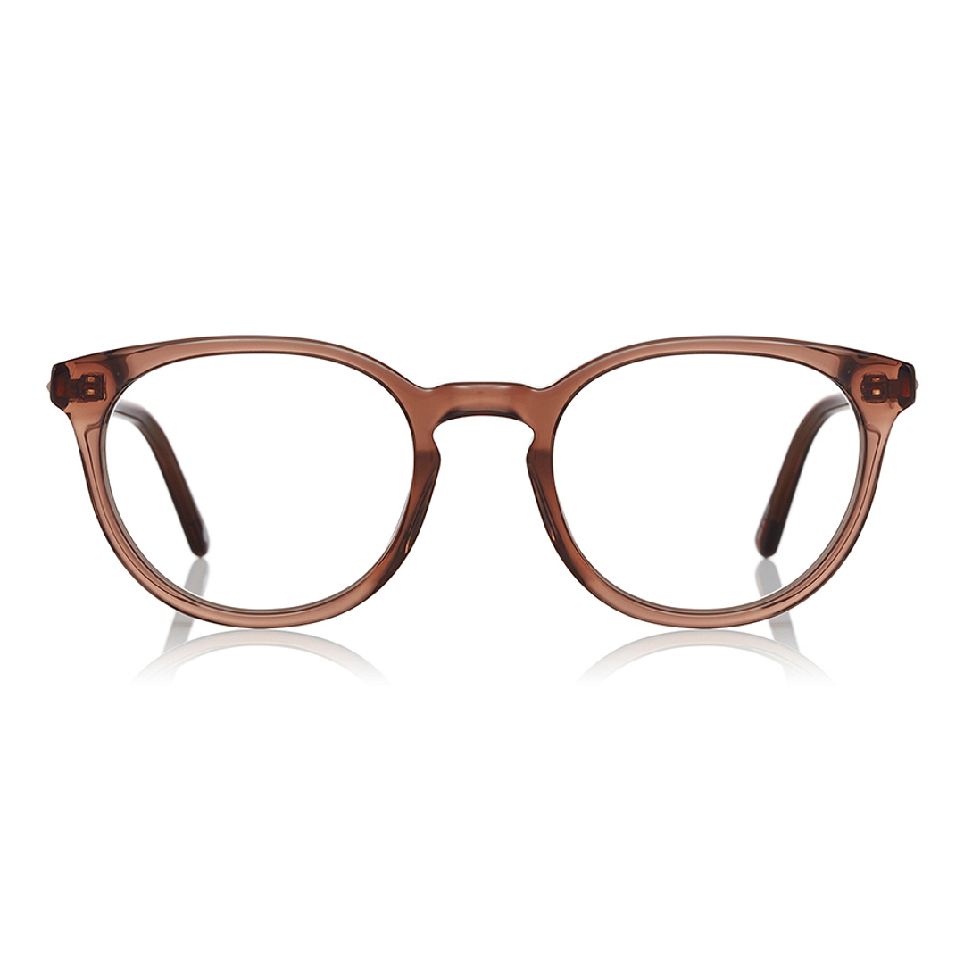 Graph Belle Light Brown Full Rim Boston right side