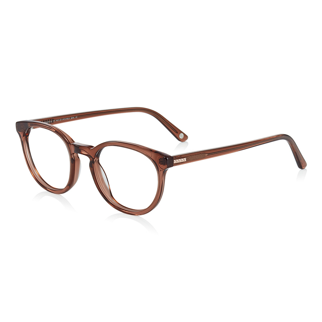 Graph Belle Light Brown Full Rim Boston left side