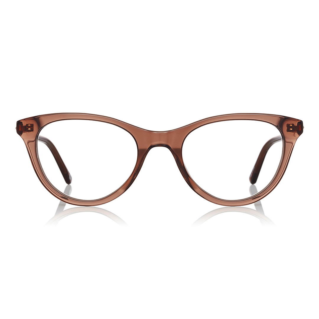 Graph Belle Light Brown Full Rim Fox right side