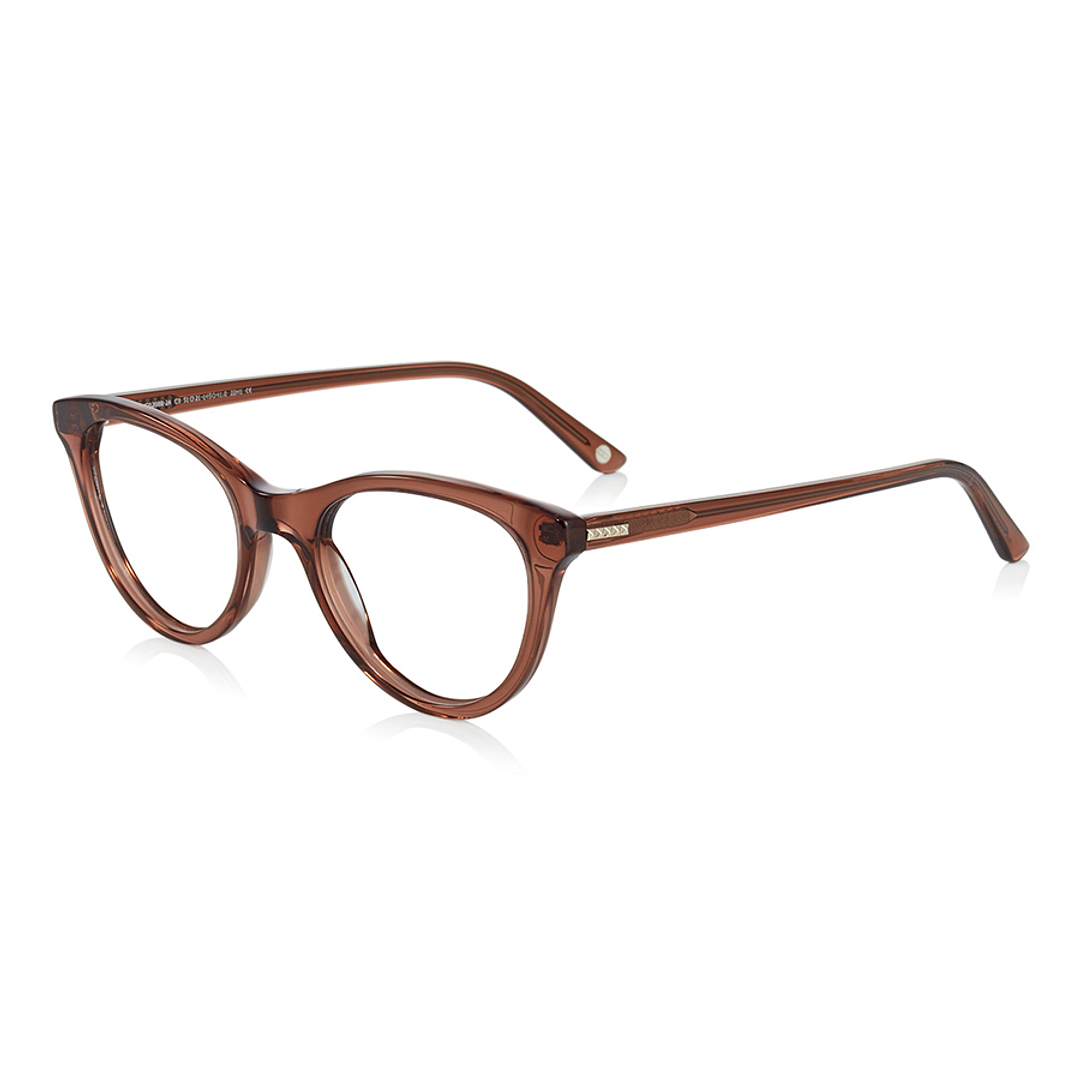 Graph Belle Light Brown Full Rim Fox left side