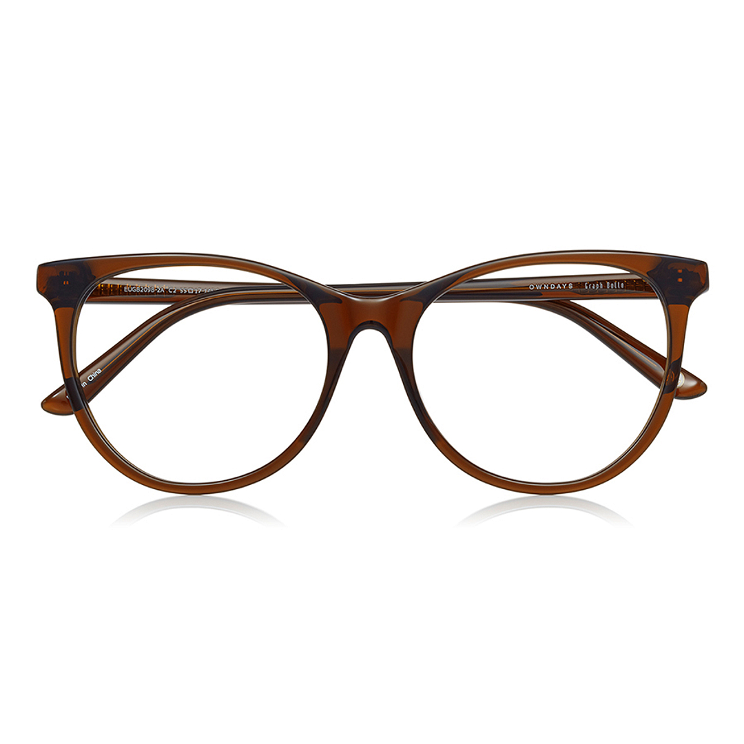 Graph Belle Light Brown Full Rim Fox right side