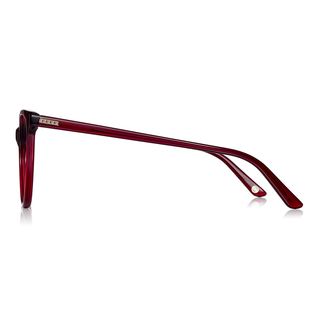 Graph Belle Red Full Rim Fox left side