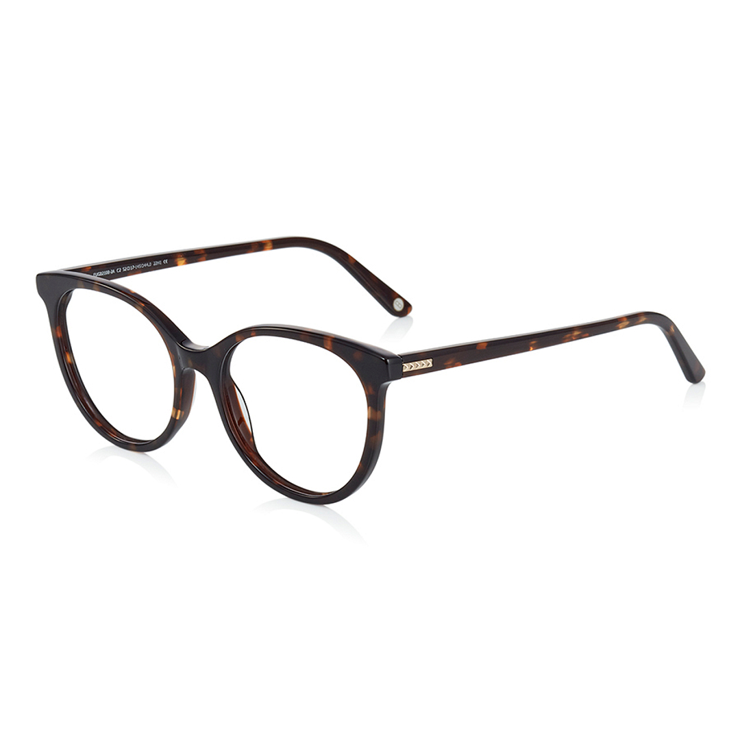 Graph Belle Light Brown Full Rim Fox left side