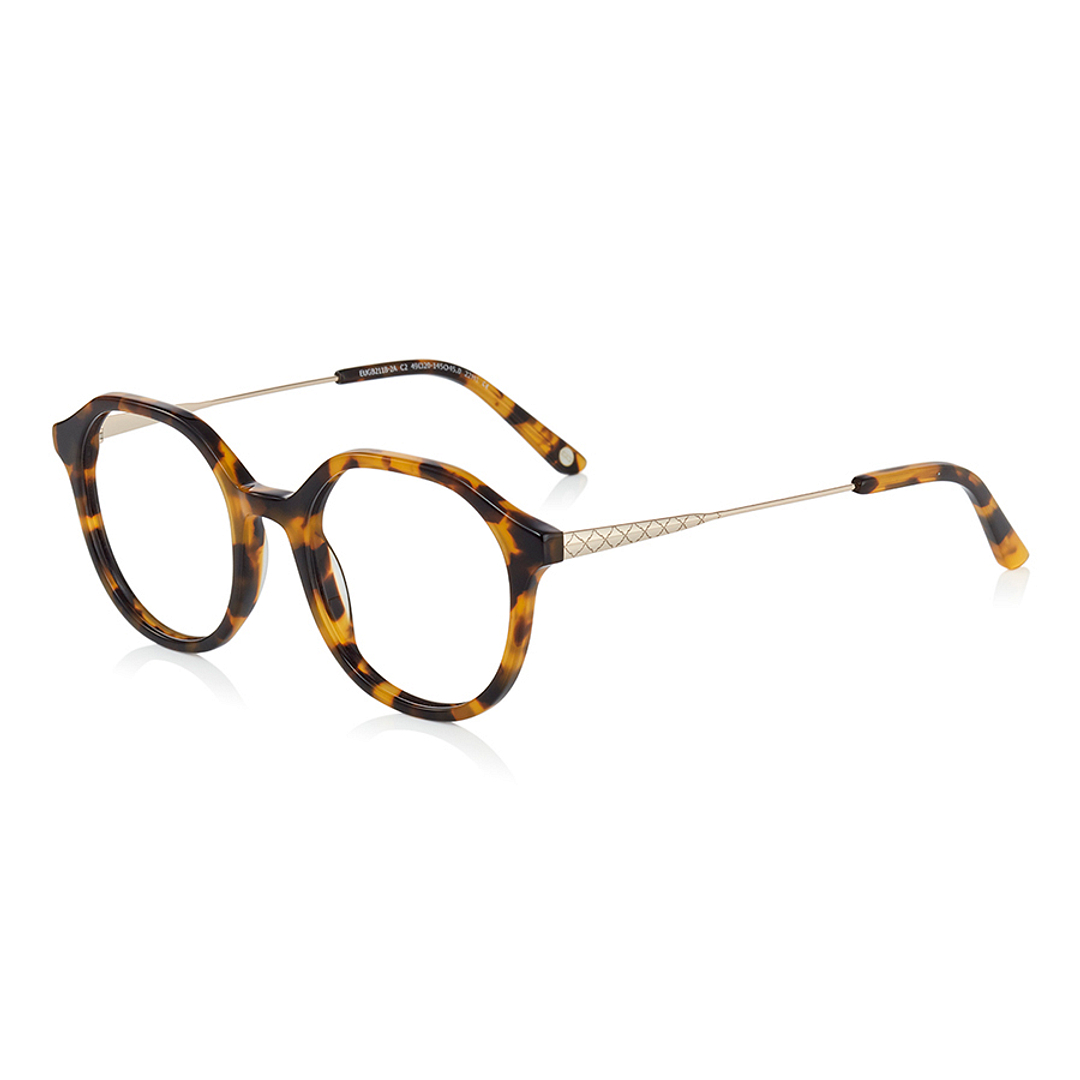 Graph Belle Light Brown Full Rim Polygon left side