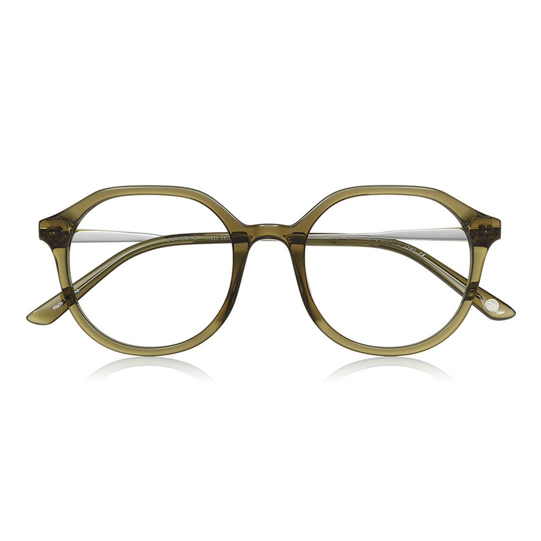 Graph Belle Tan Brown Full Rim Polygon right side