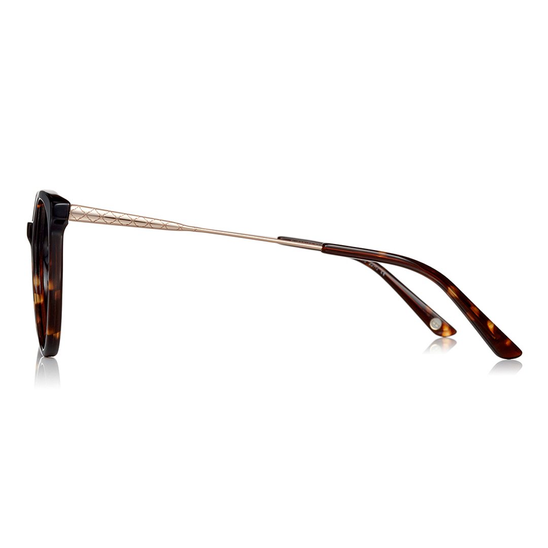 Graph Belle Light Brown Full Rim Fox left side